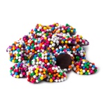 Dark Chocolate Mini Nonpareils With Rainbow Seeds